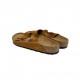 BIRKENSTOCK BROWN TWO STRAPS FLAT SANDALS BIRKENSTOCK BROWN TWO STRAPS FLAT SANDALS