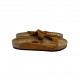 BIRKENSTOCK BROWN TWO STRAPS FLAT SANDALS BIRKENSTOCK BROWN TWO STRAPS FLAT SANDALS