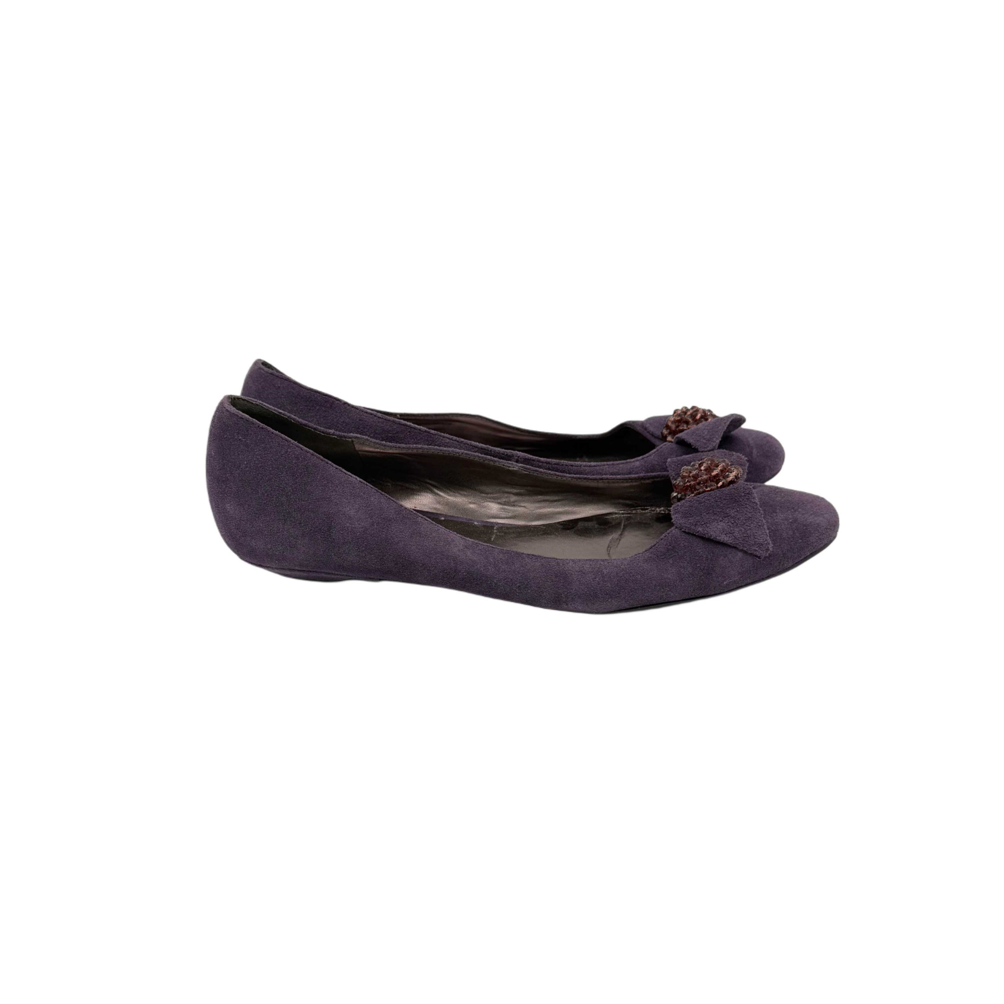 PURPLE BALLERINAS VINTAGE PURPLE BALLERINAS VINTAGE