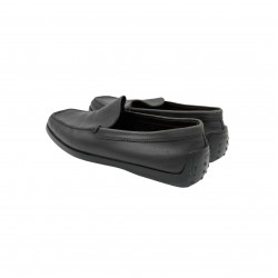 TODS BLACK LEATHER MOCASSINS