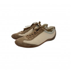 TODS BROWN LACE UP SNEAKERS
