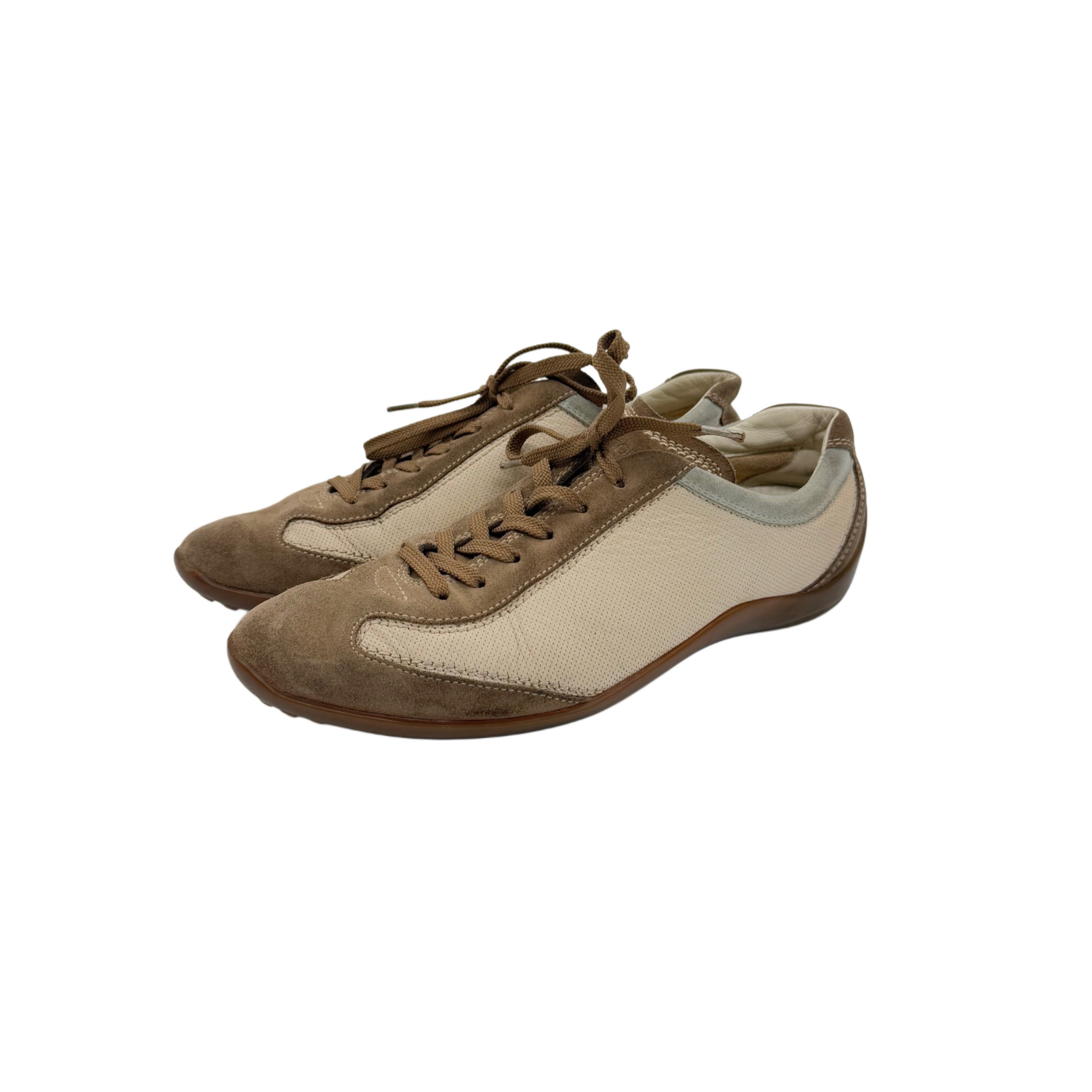 TODS BROWN LACE UP SNEAKERS TODS BROWN LACE UP SNEAKERS