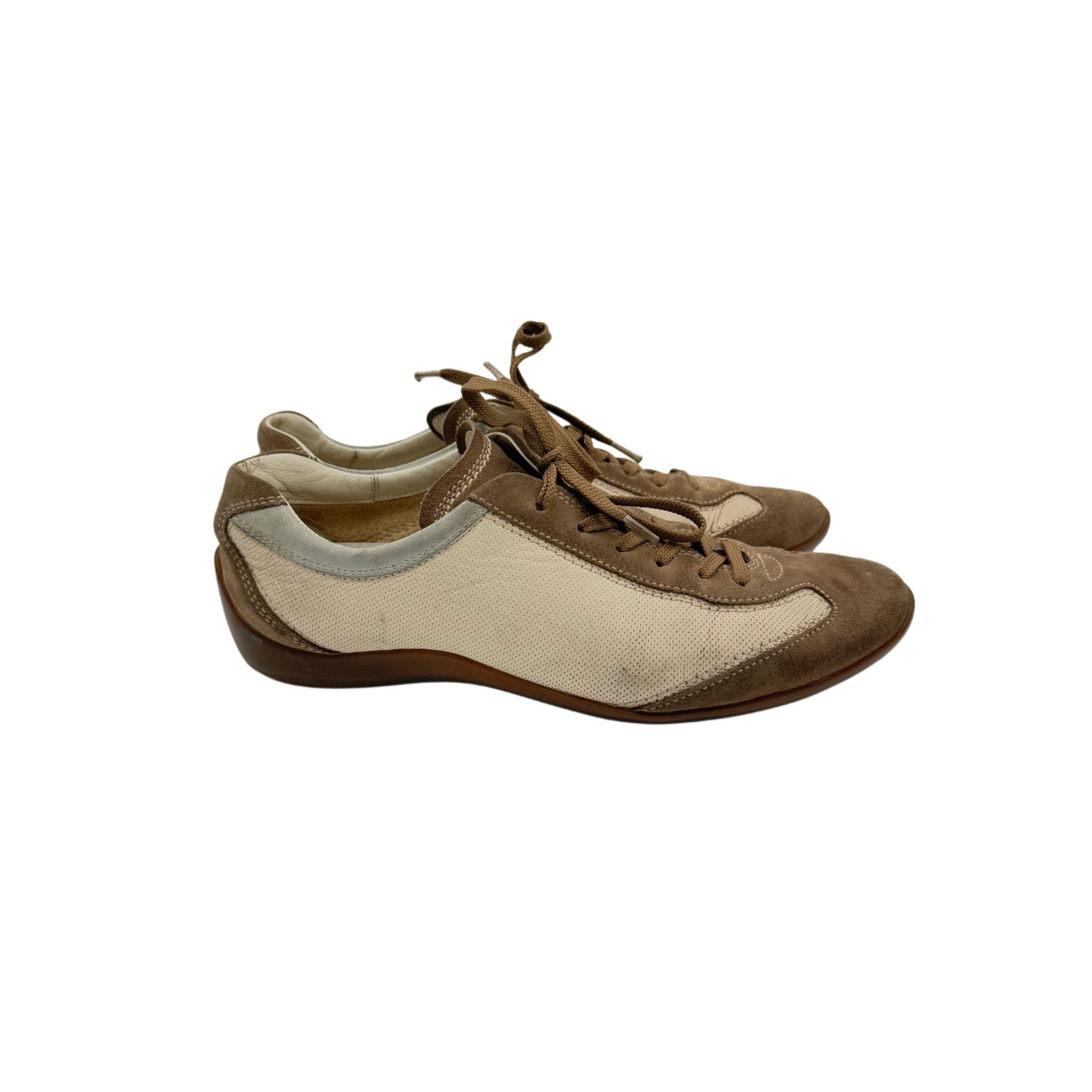TODS BROWN LACE UP SNEAKERS TODS BROWN LACE UP SNEAKERS