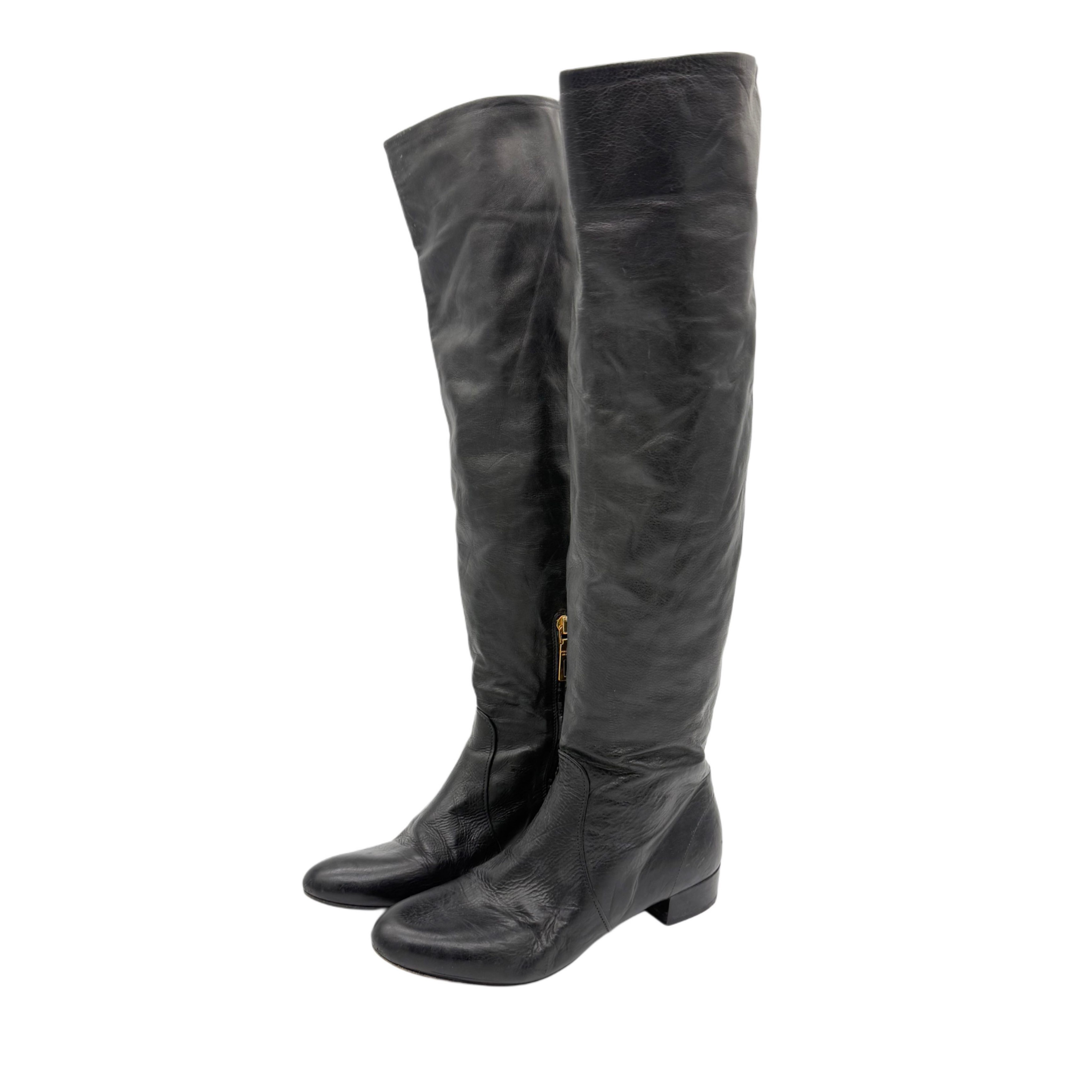 PRADA KNEE HIGH BOOTS PRADA KNEE HIGH BOOTS