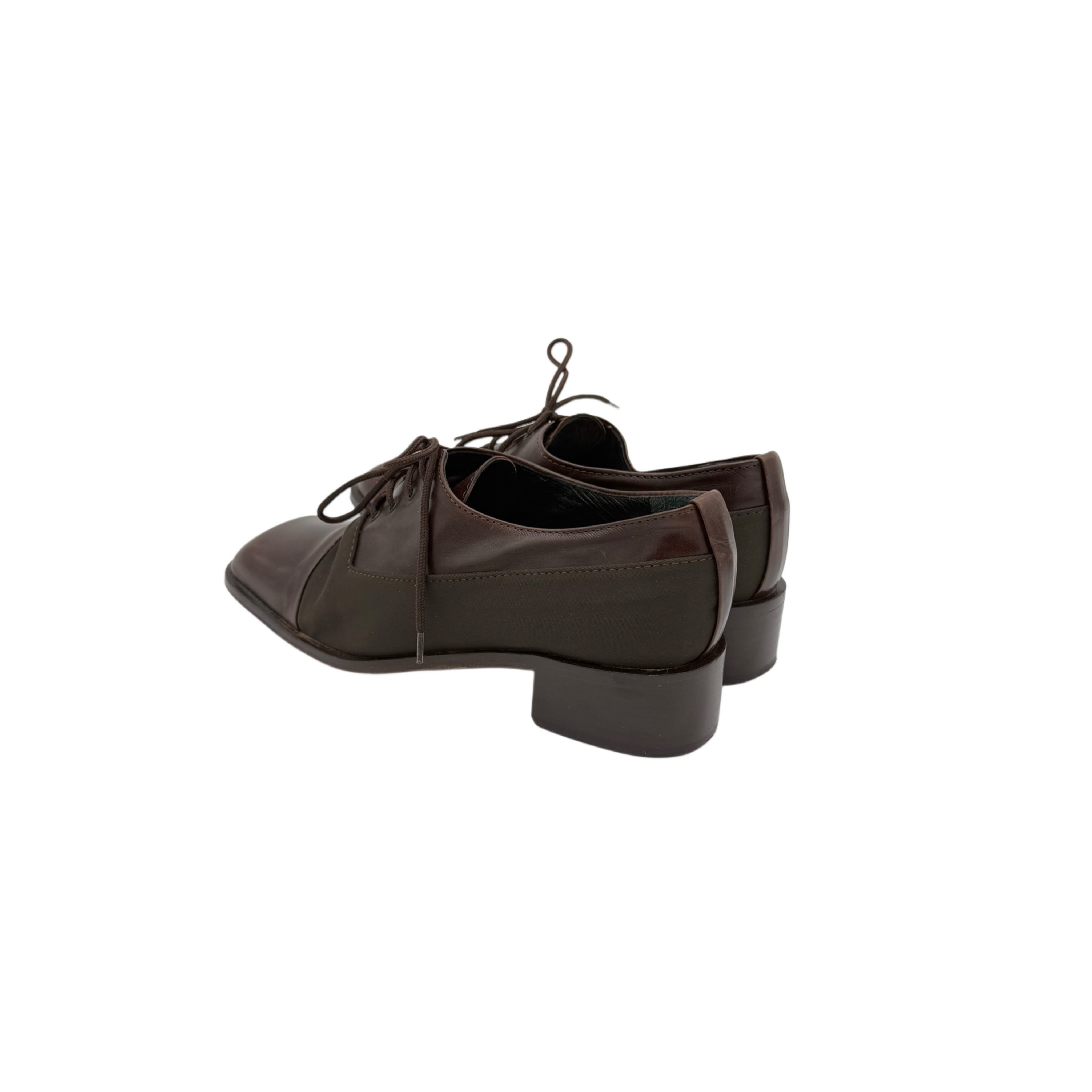 BROWN LEATHER OXFORD BROWN LEATHER OXFORD