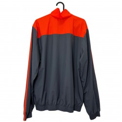 ADIDAS GREY AND ORANGE JACKET 