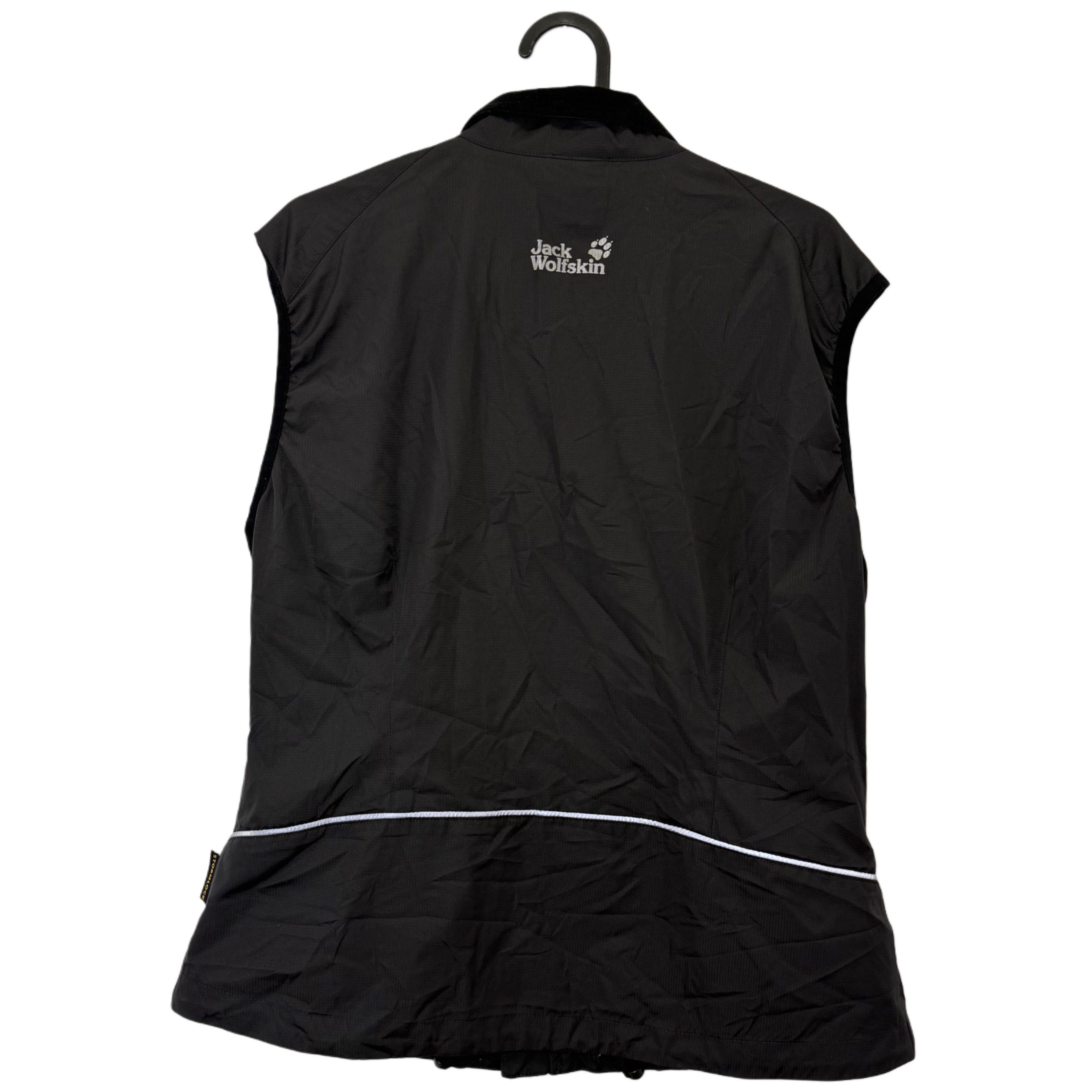 JACK WOLFSKIN BLACK SLEEVELESS JACKET JACK WOLFSKIN BLACK SLEEVELESS JACKET