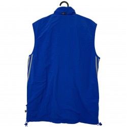 ADIDAS BLUE SLEEVELESS JACKET