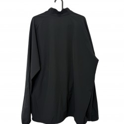 ADIDAS BLACK HALF ZIPPER 