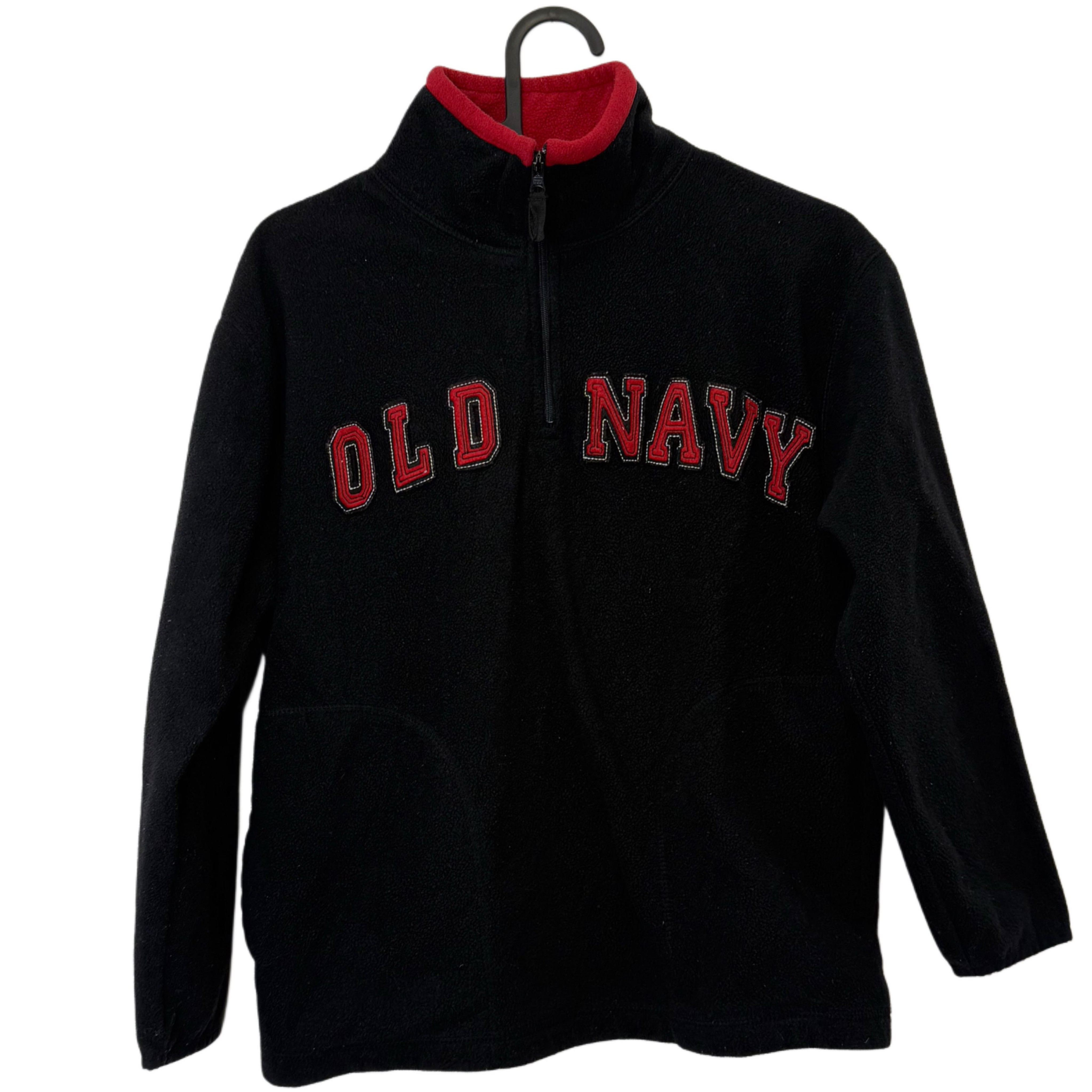 OLD NAVY HALF ZIPPER FLEECE BLACK OLD NAVY HALF ZIPPER FLEECE BLACK