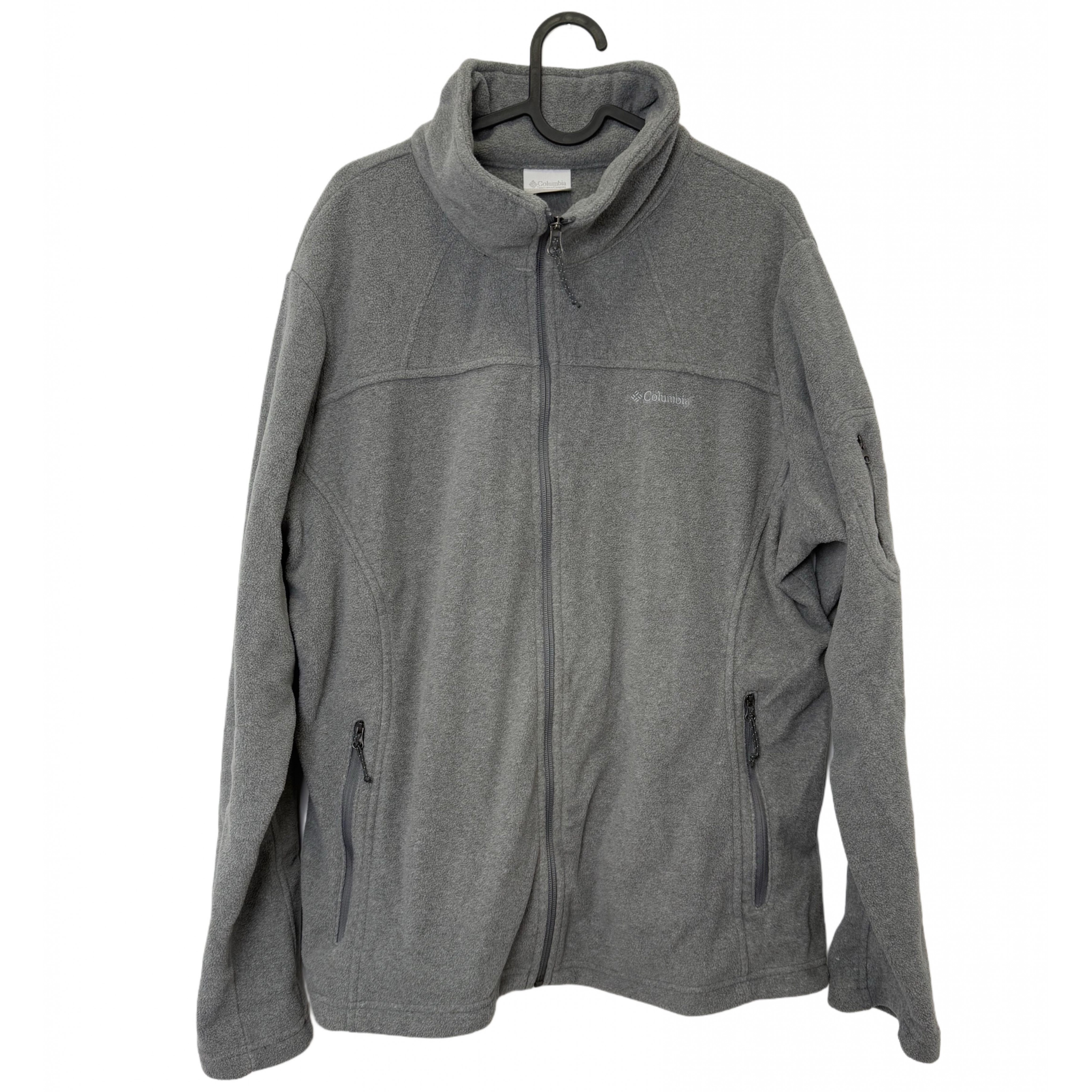 COLUMBIA GREY FLEECE JACKET