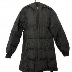 ADIDAS LONG BLACK JACKET