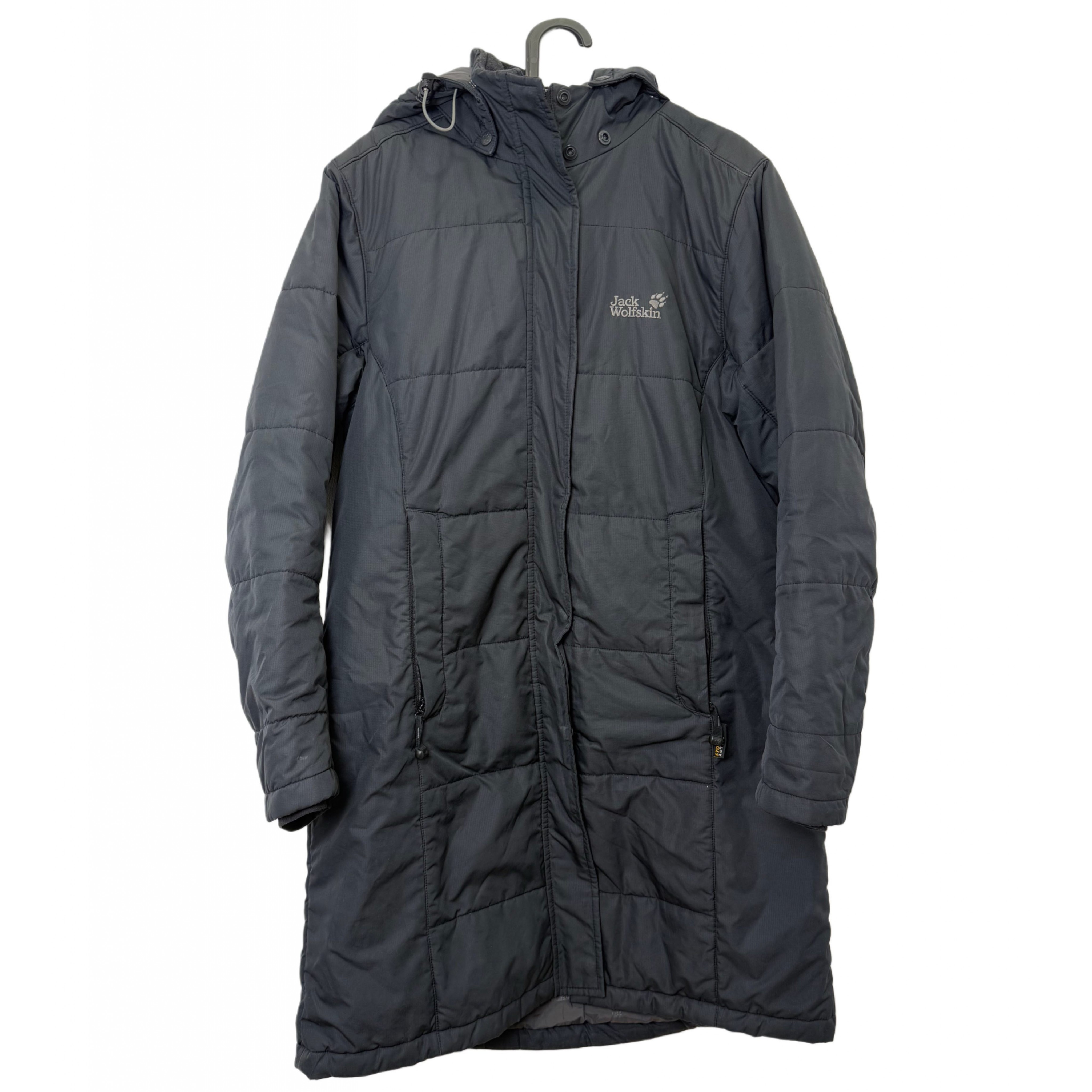 JACK WOLFSKIN BLACK LONGH JACKET