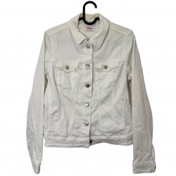 WHITE JEAN JACKET 