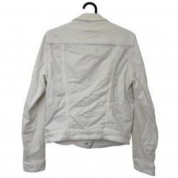 WHITE JEAN JACKET 