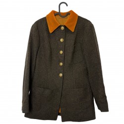 VINTAGE DARK BROWN COAT