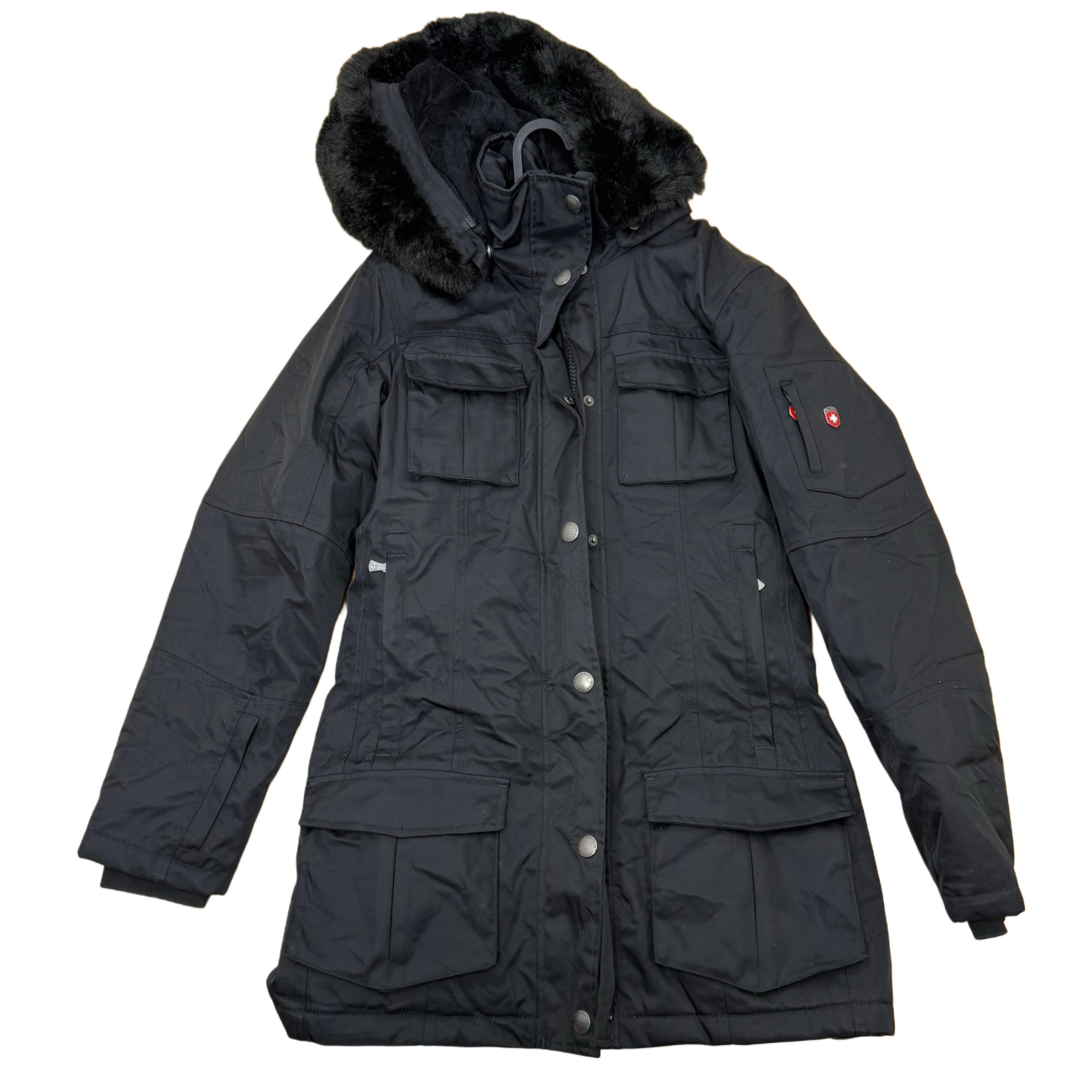 WELLENSTEYN LONG BLACK WINTER JACKET WELLENSTEYN LONG BLACK WINTER JACKET