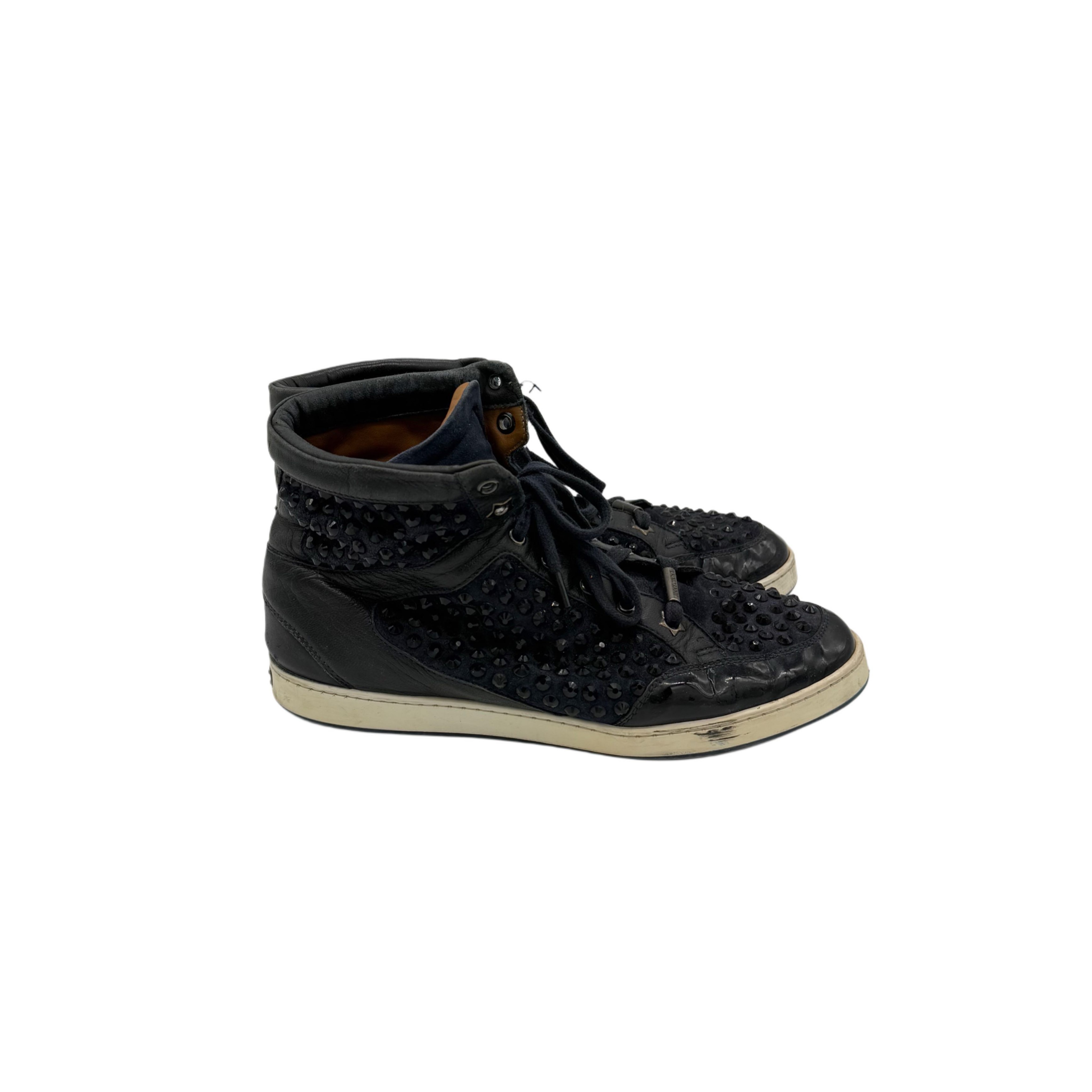 JIMMY CHOO BLACK SNEAKERS JIMMY CHOO BLACK SNEAKERS
