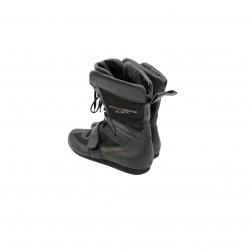 DOLCE AND GABBANA BLACK BIKER SHOES