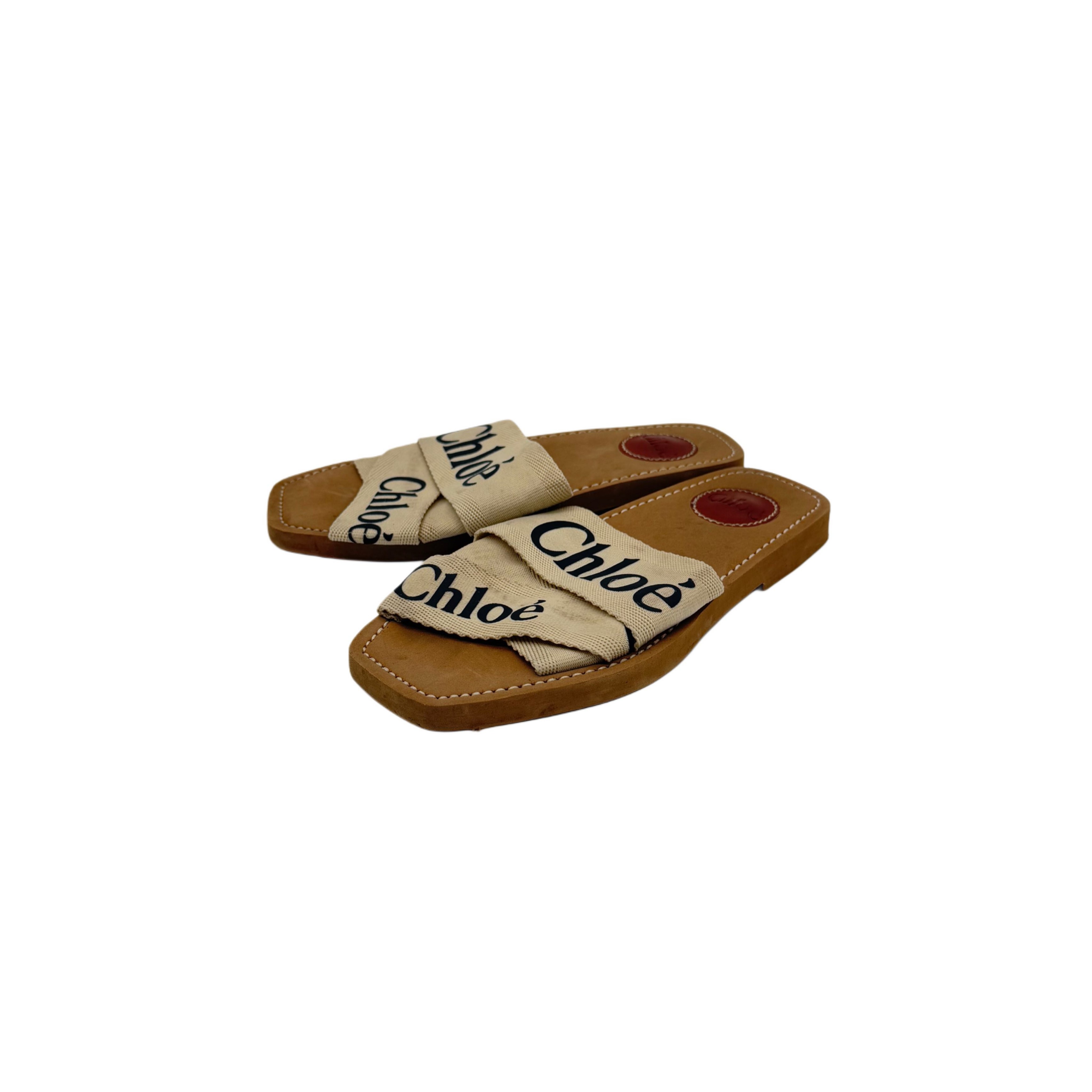 CHLOE WOODY LEATHER MULES CHLOE WOODY LEATHER MULES