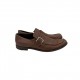 DOLCE AND GABBANA BROWN LEATHER SHOES