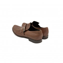 DOLCE AND GABBANA BROWN LEATHER SHOES