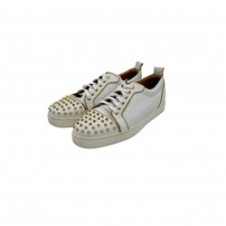 CHRISTIAN LOUBOUTIN LOW TRAINERS LEATHER