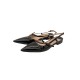 MIU MIU BLACK POINTY BALLERINAS MIU MIU BLACK POINTY BALLERINAS