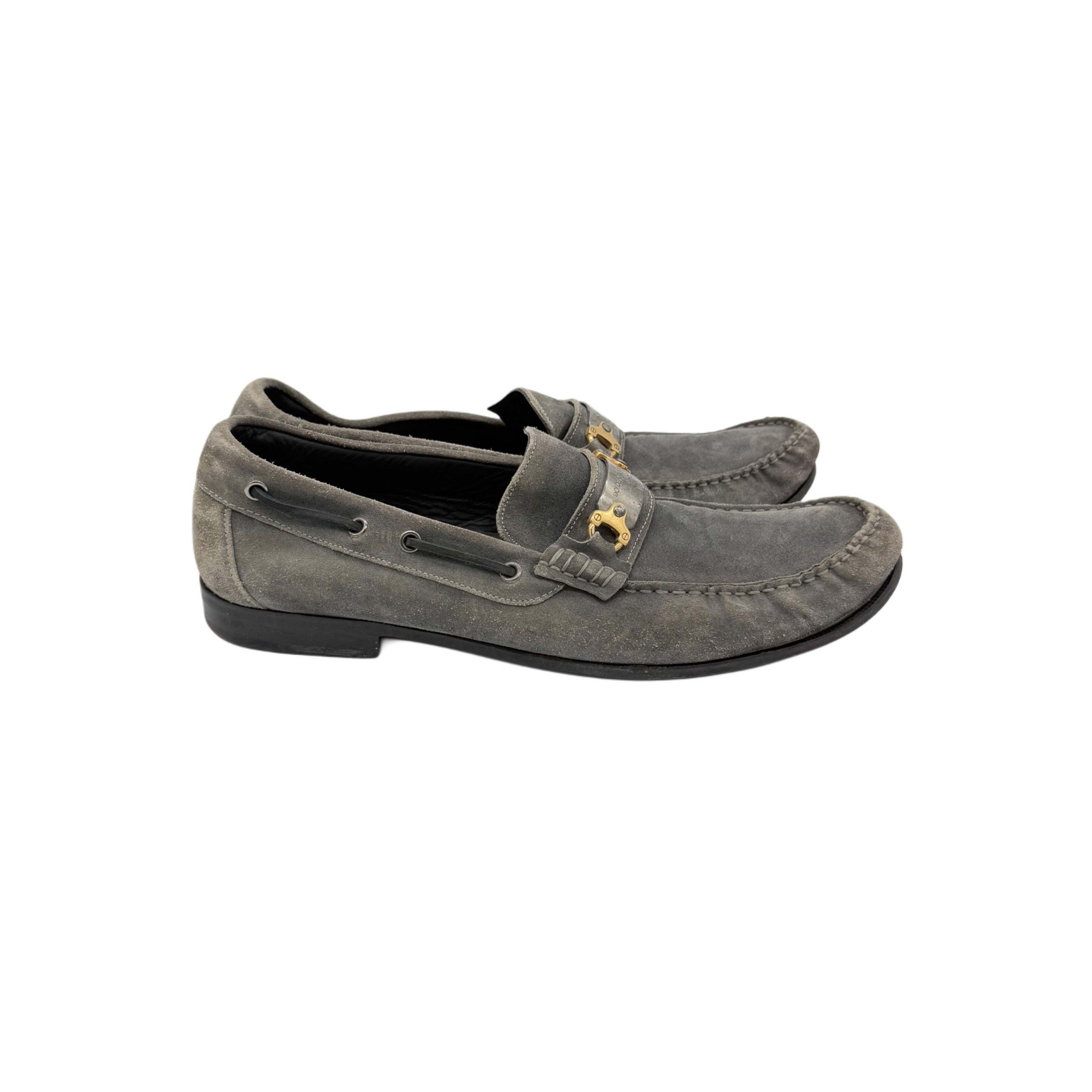 DOLCE AND GABBANA SUEDE LOAFERS DOLCE AND GABBANA SUEDE LOAFERS