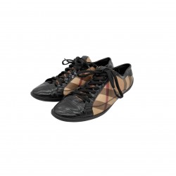 BURBERRY LEATHER TRAINERS