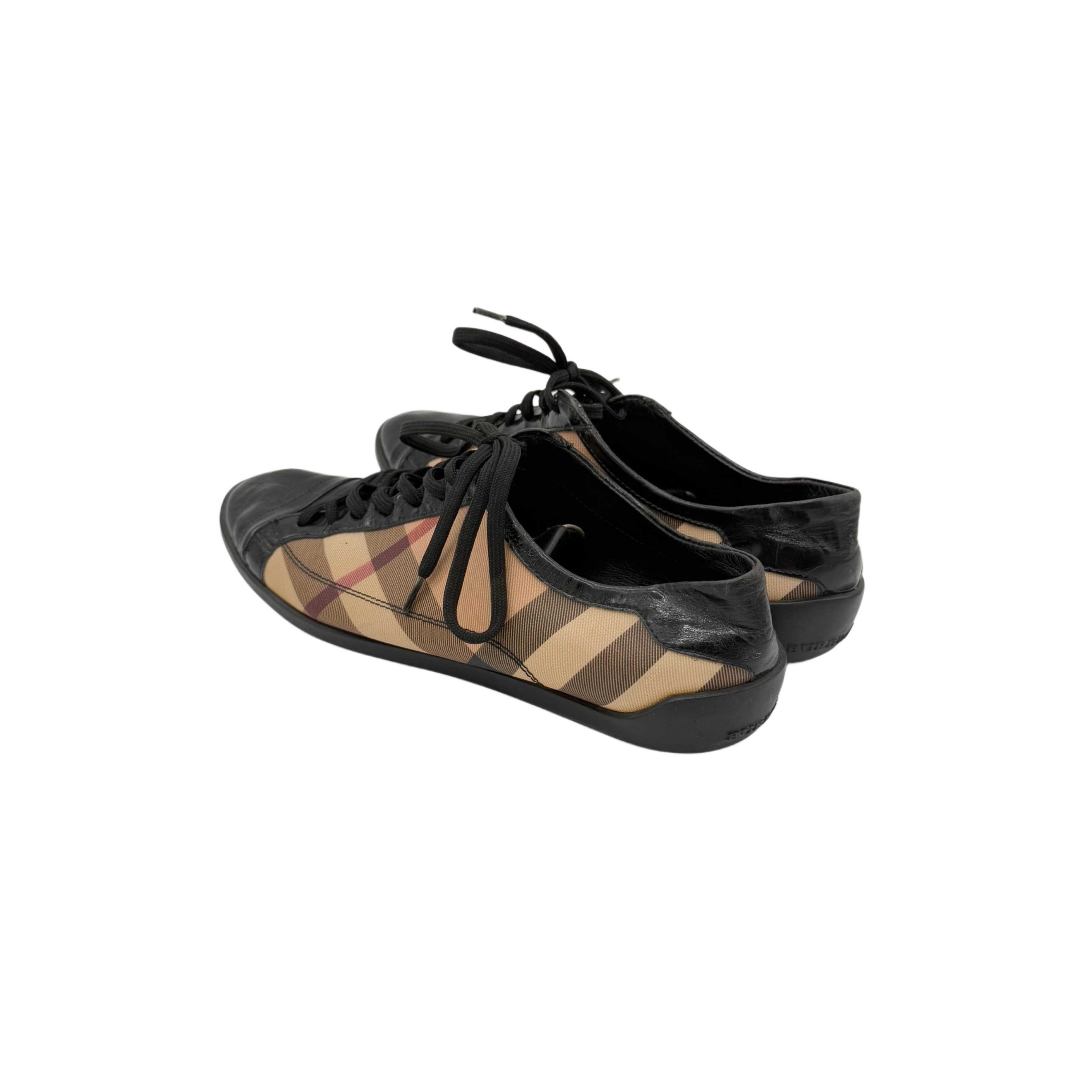 BURBERRY LEATHER TRAINERS BURBERRY LEATHER TRAINERS