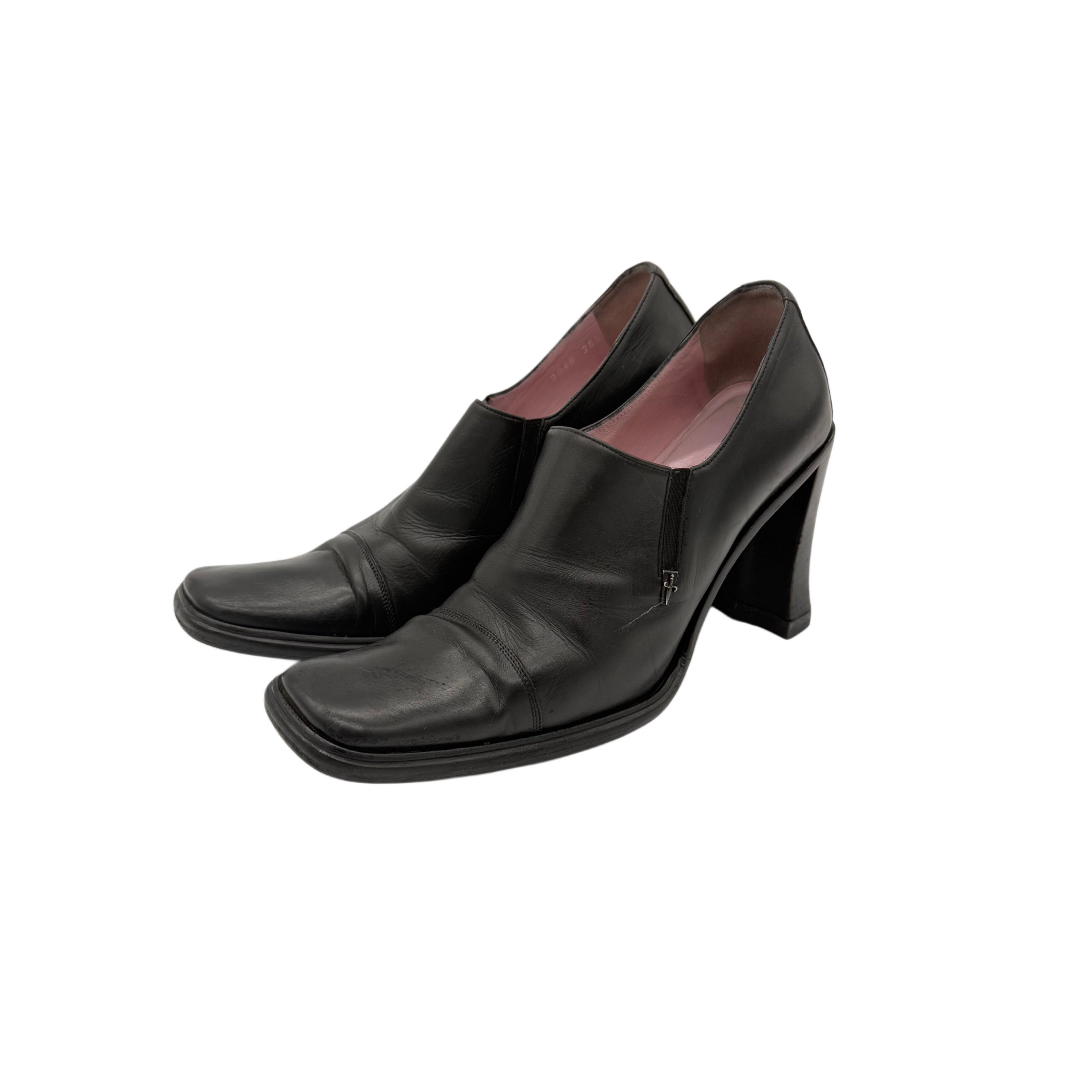 CESARE PACIOTTI BLACK LEATHER ANKLE BOOTS CESARE PACIOTTI BLACK LEATHER ANKLE BOOTS