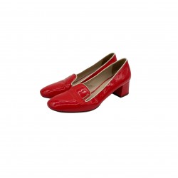 PRADA RED LOW HEELS