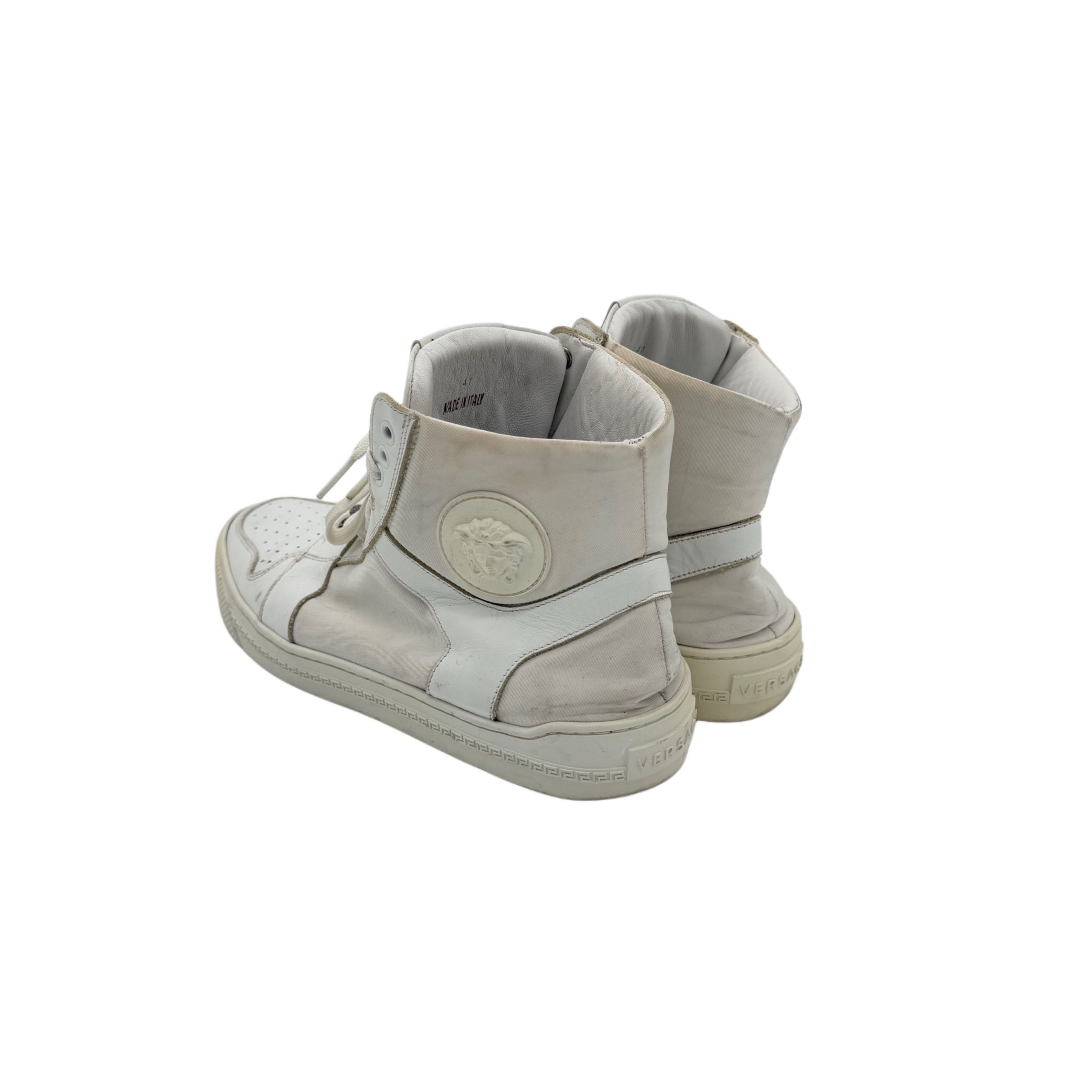 VERSACE WHITE BOOTS VERSACE WHITE BOOTS