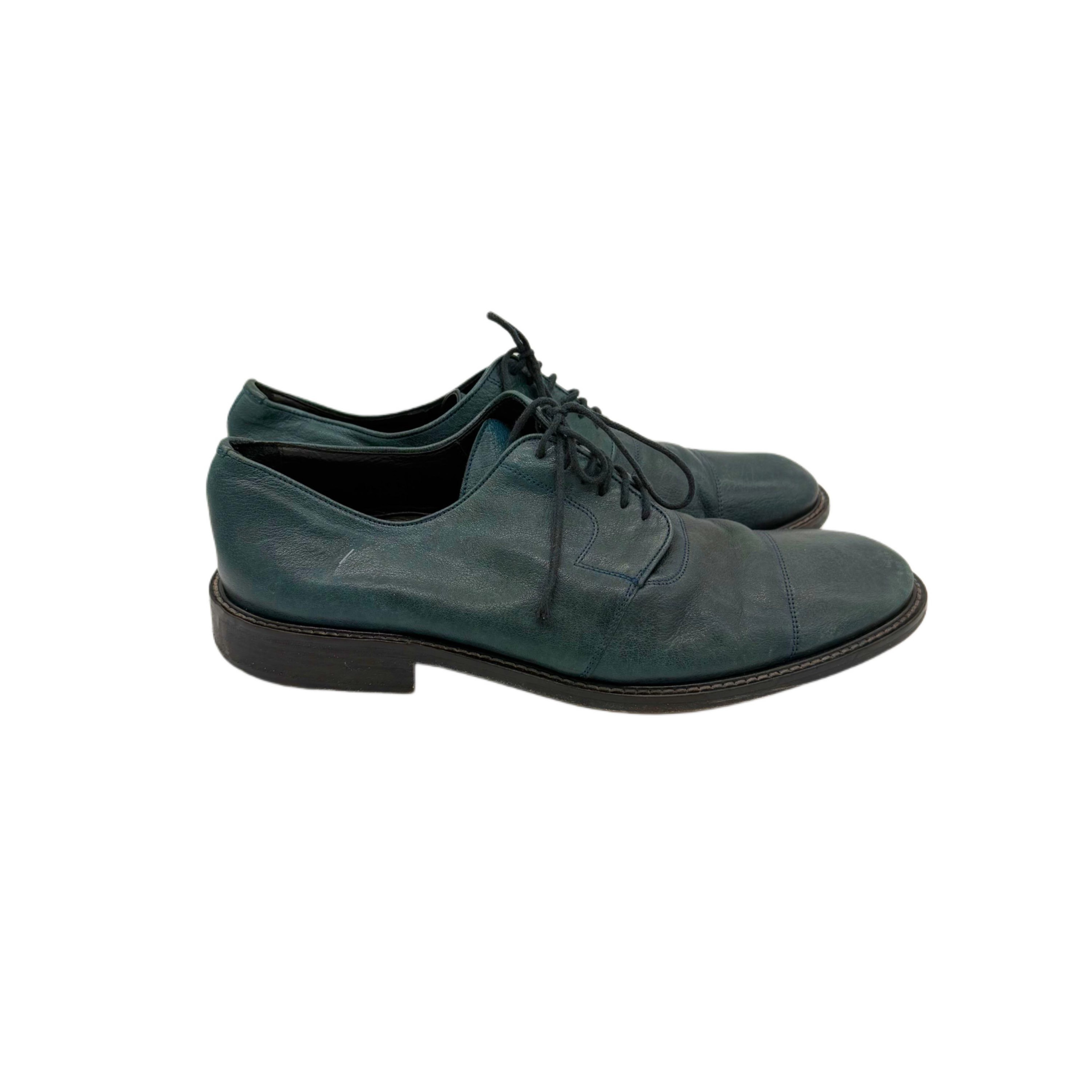 VALENTINO GARAVANI DARK GREEN LOAFERS