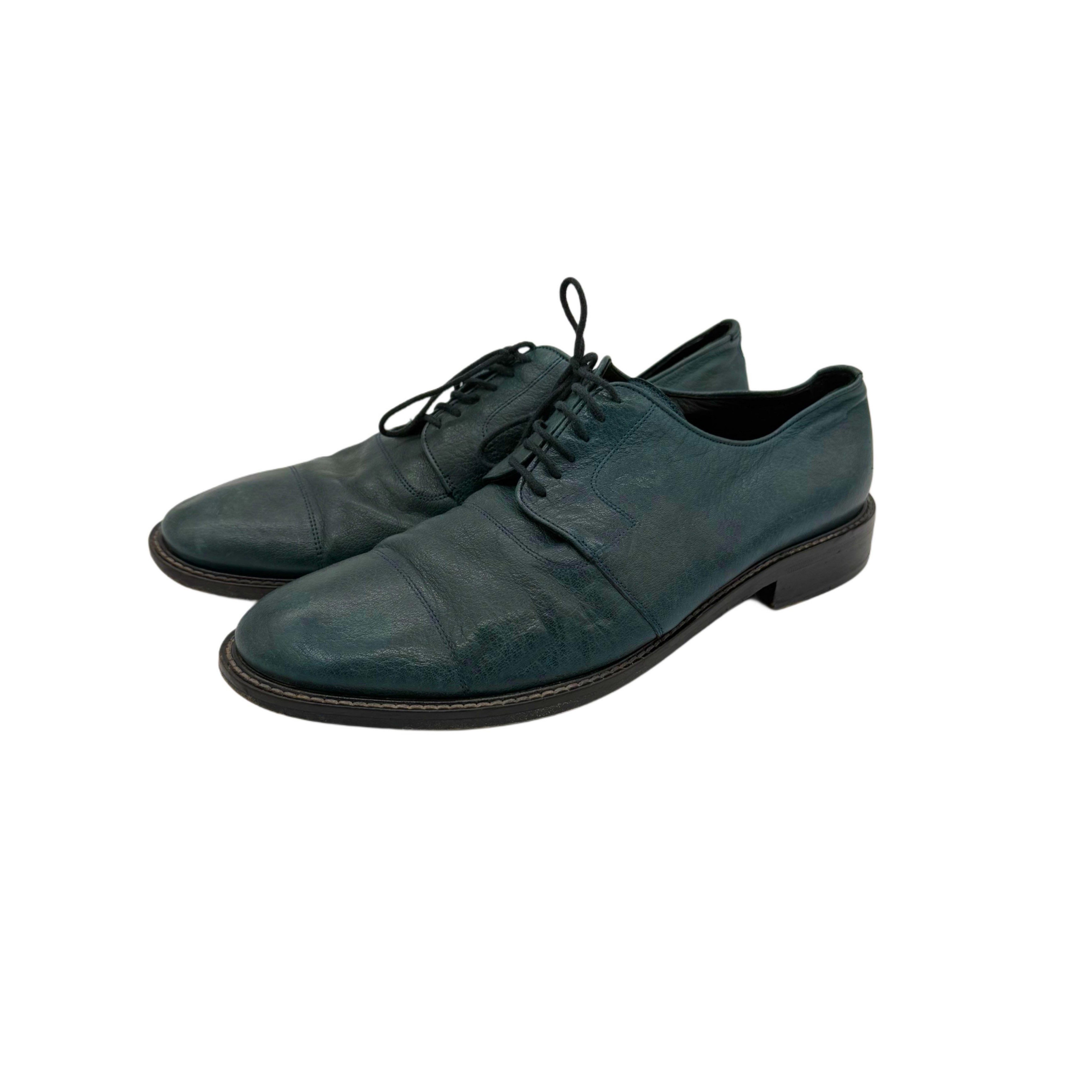 VALENTINO GARAVANI DARK GREEN LOAFERS