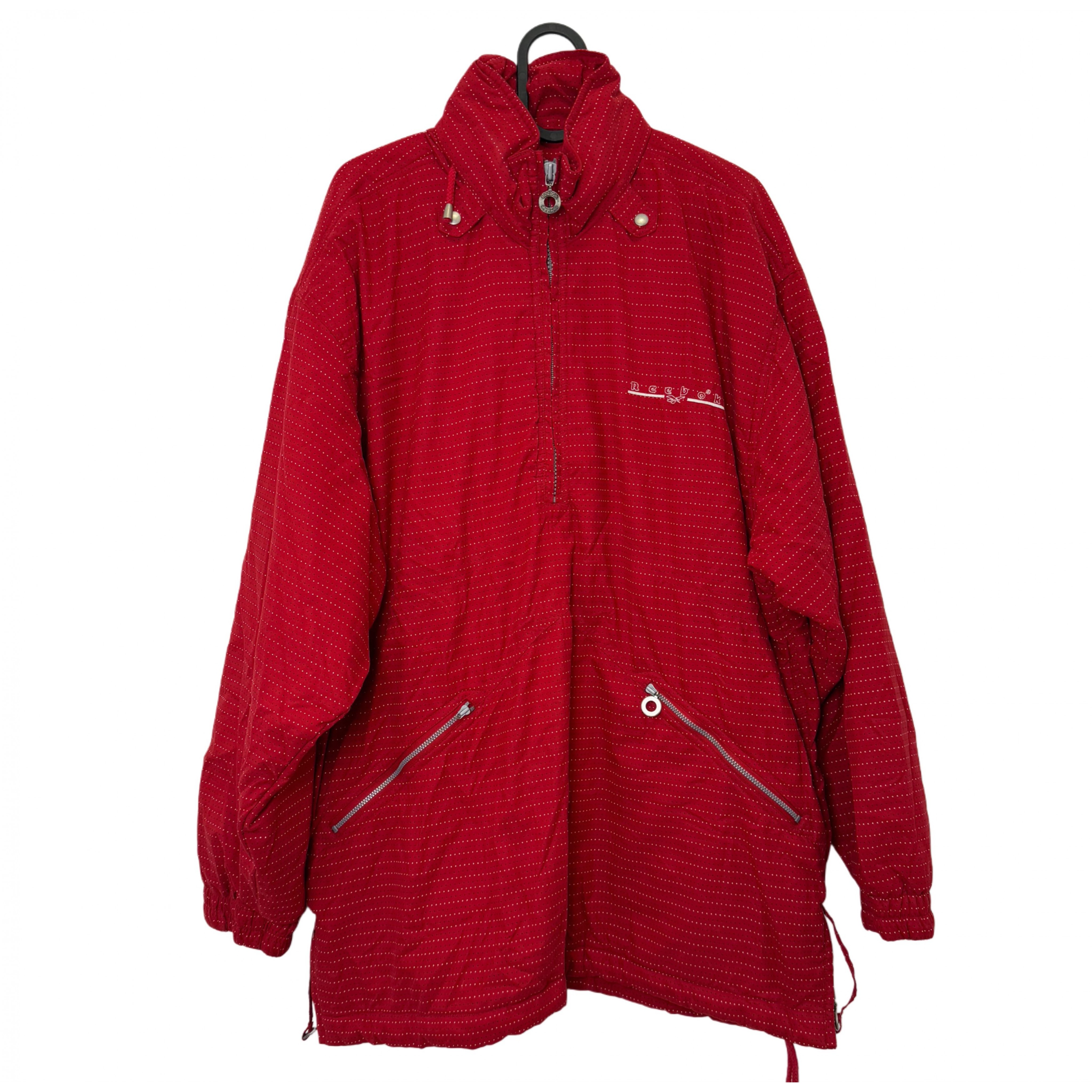 REEBOK HALF ZIPP RED JACKET REEBOK HALF ZIPP RED JACKET