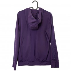 ADIDAS PURPLE JACKET WITH HOODIE 