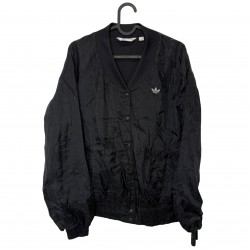 ADIDAS ORIGINALS BLACK BUTTON UP JAKCET 