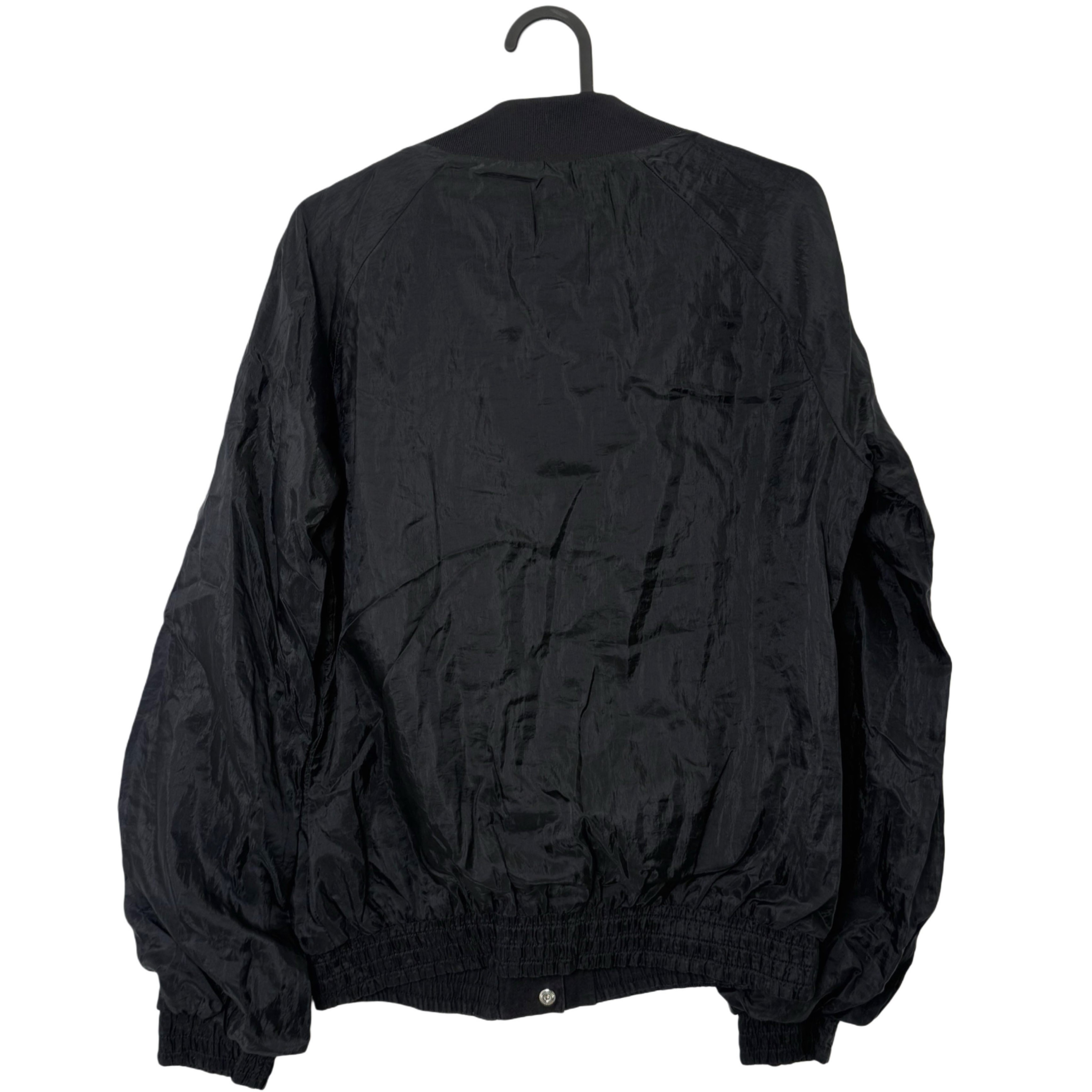 ADIDAS ORIGINALS BLACK BUTTON UP JAKCET ADIDAS ORIGINALS BLACK BUTTON UP JAKCET