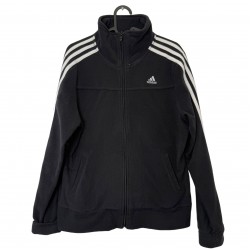 ADIDAS BLACK FLEECE JACKET 