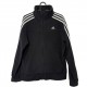 ADIDAS BLACK FLEECE JACKET ADIDAS BLACK FLEECE JACKET