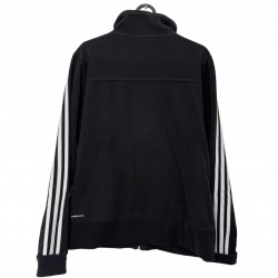 ADIDAS BLACK FLEECE JACKET 