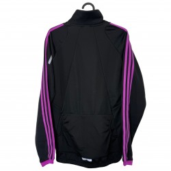 ADIDAS BLACK HALF ZIP JACKET
