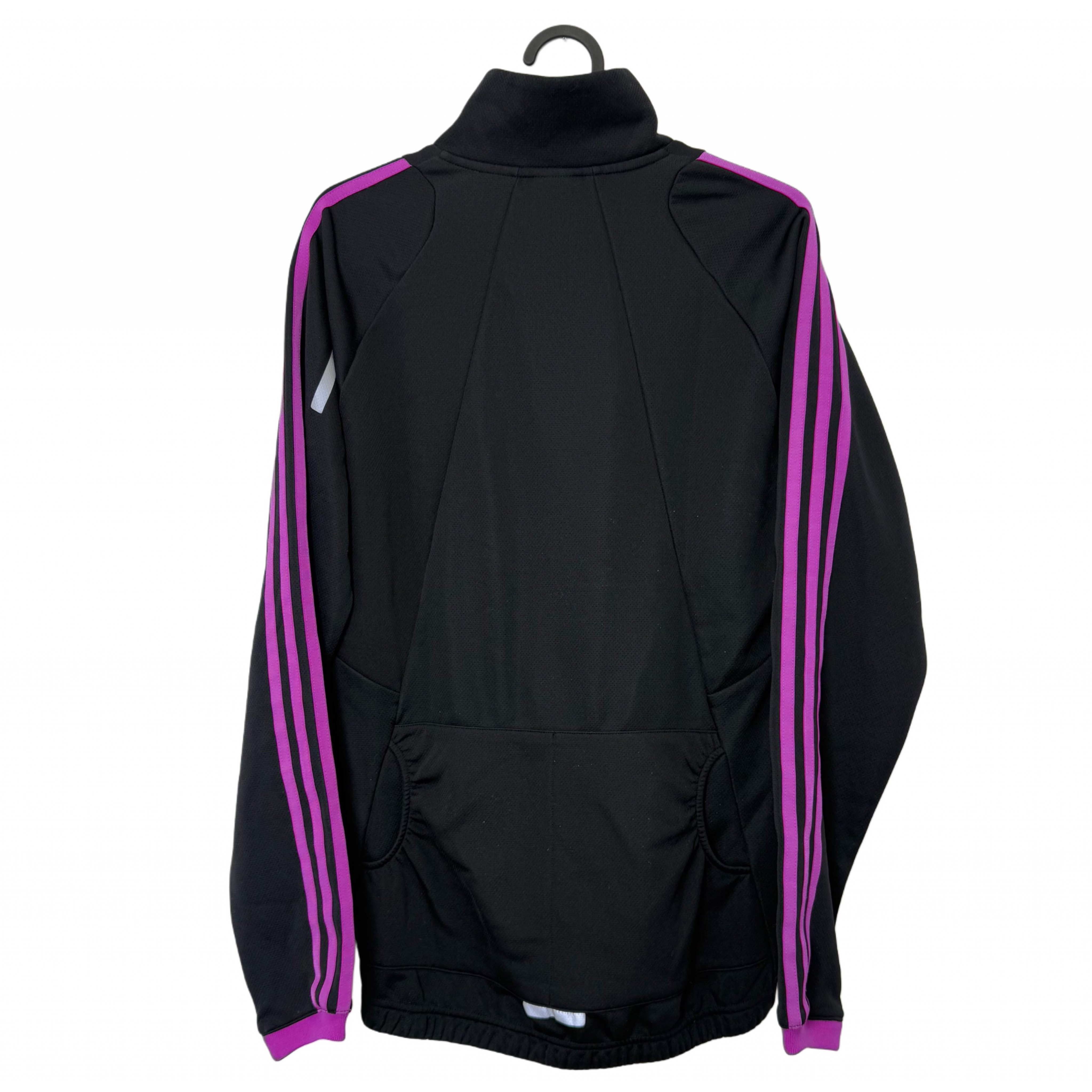 ADIDAS BLACK HALF ZIP JACKET ADIDAS BLACK HALF ZIP JACKET