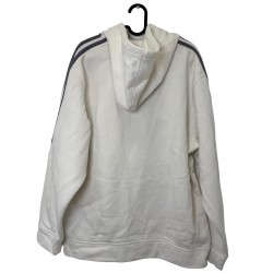 ADIDAS HALF ZIPPER HOODIE WHITE