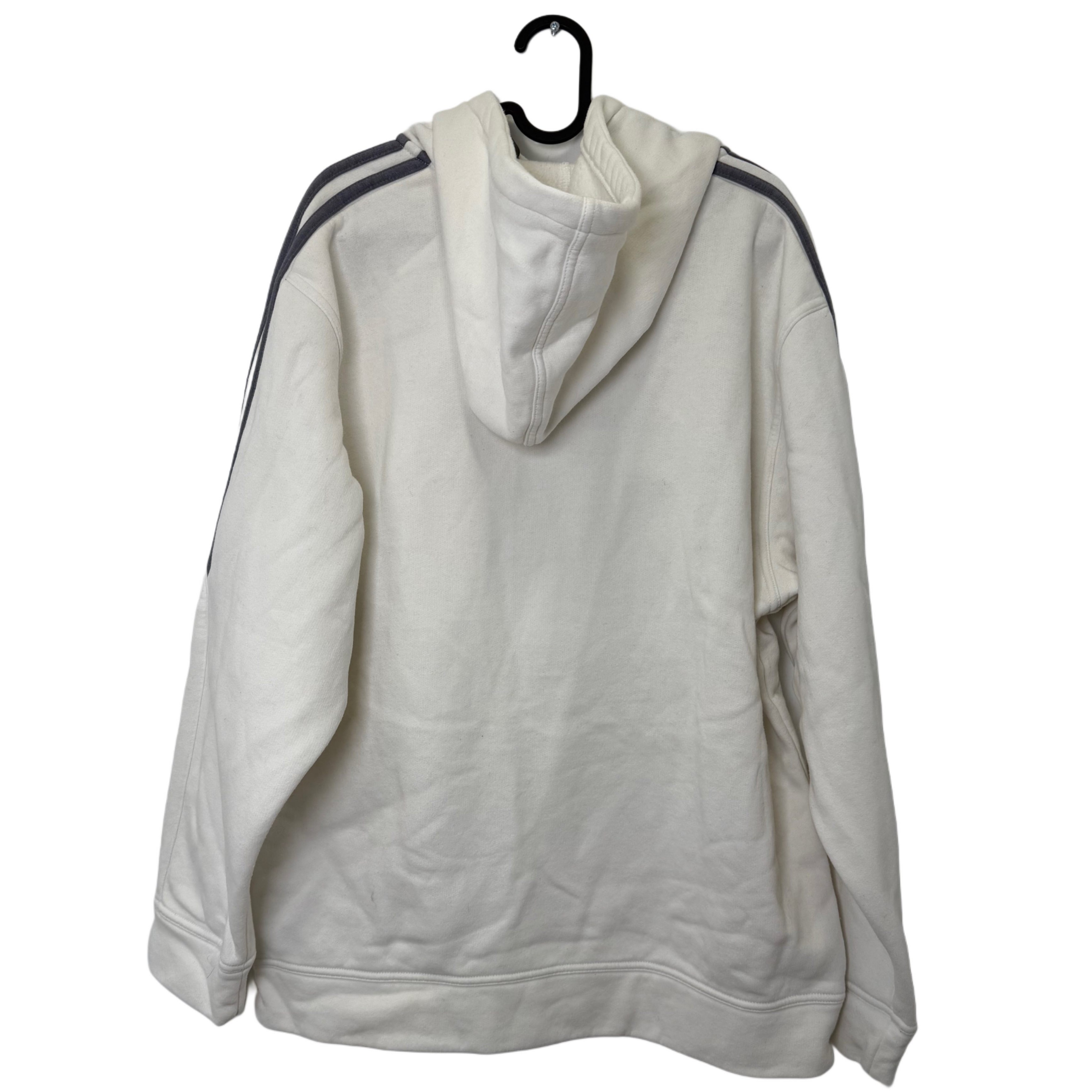 ADIDAS HALF ZIPPER HOODIE WHITE ADIDAS HALF ZIPPER HOODIE WHITE