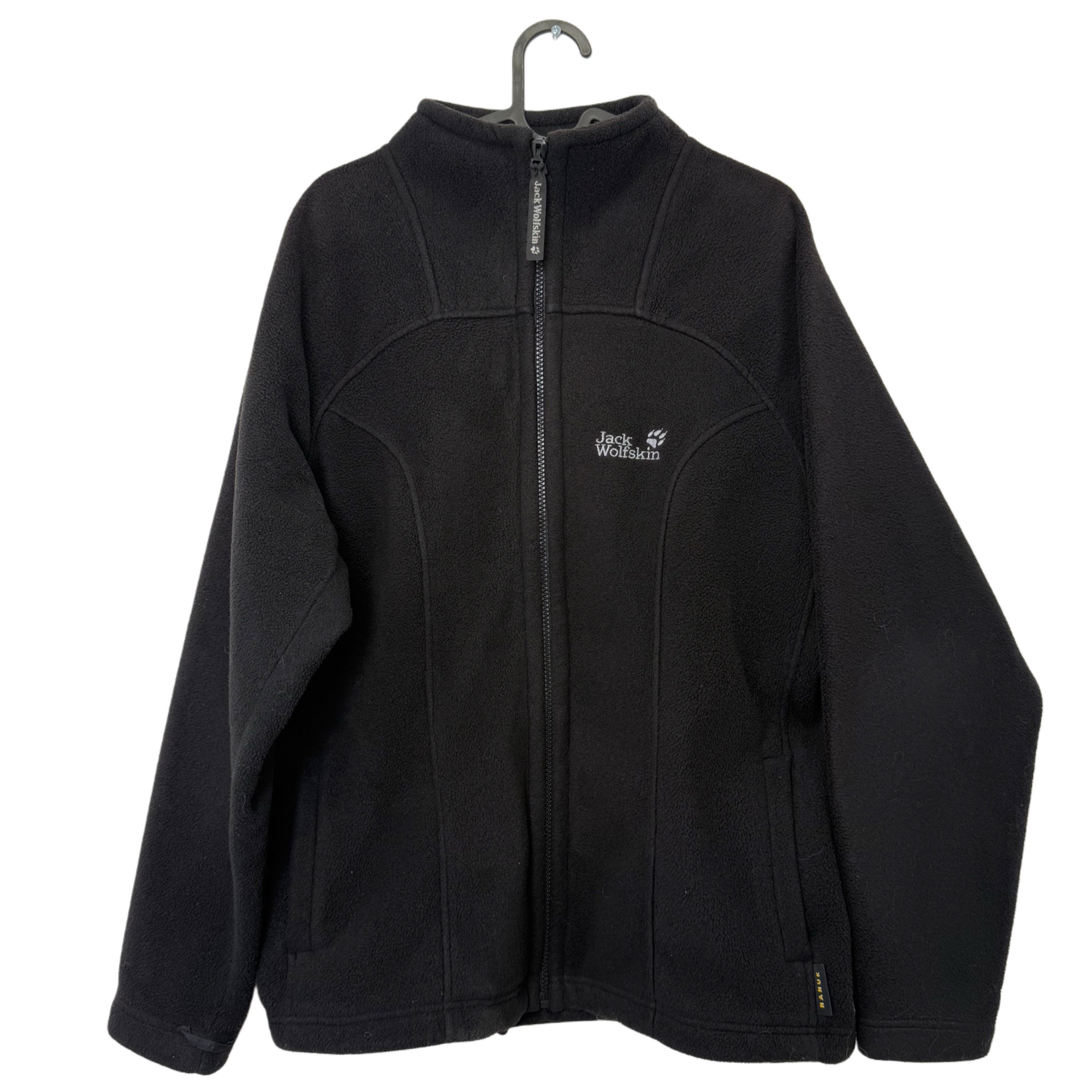 JACK WOLFSKIN BLACK FLEECE JACKET JACK WOLFSKIN BLACK FLEECE JACKET