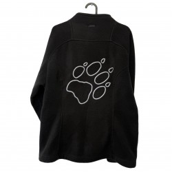JACK WOLFSKIN BLACK FLEECE JACKET