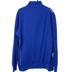 ADIDAS BLUE HALF ZIP SWEATSHIRT